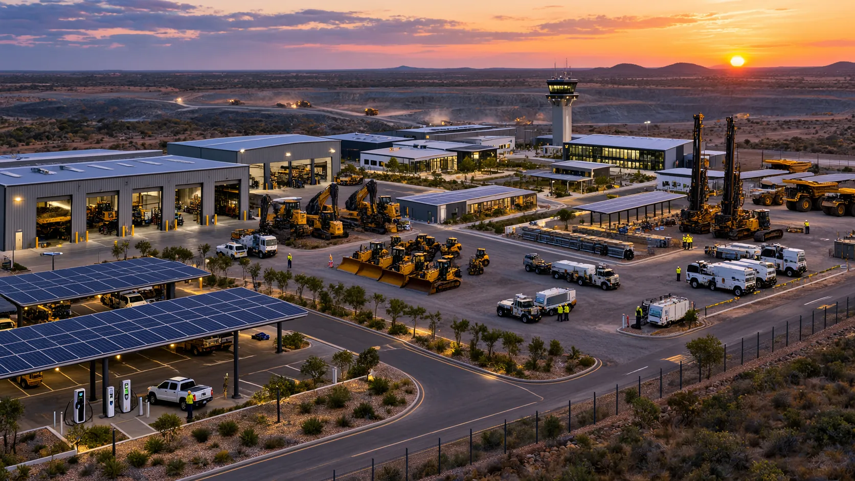 Modern mining services hub