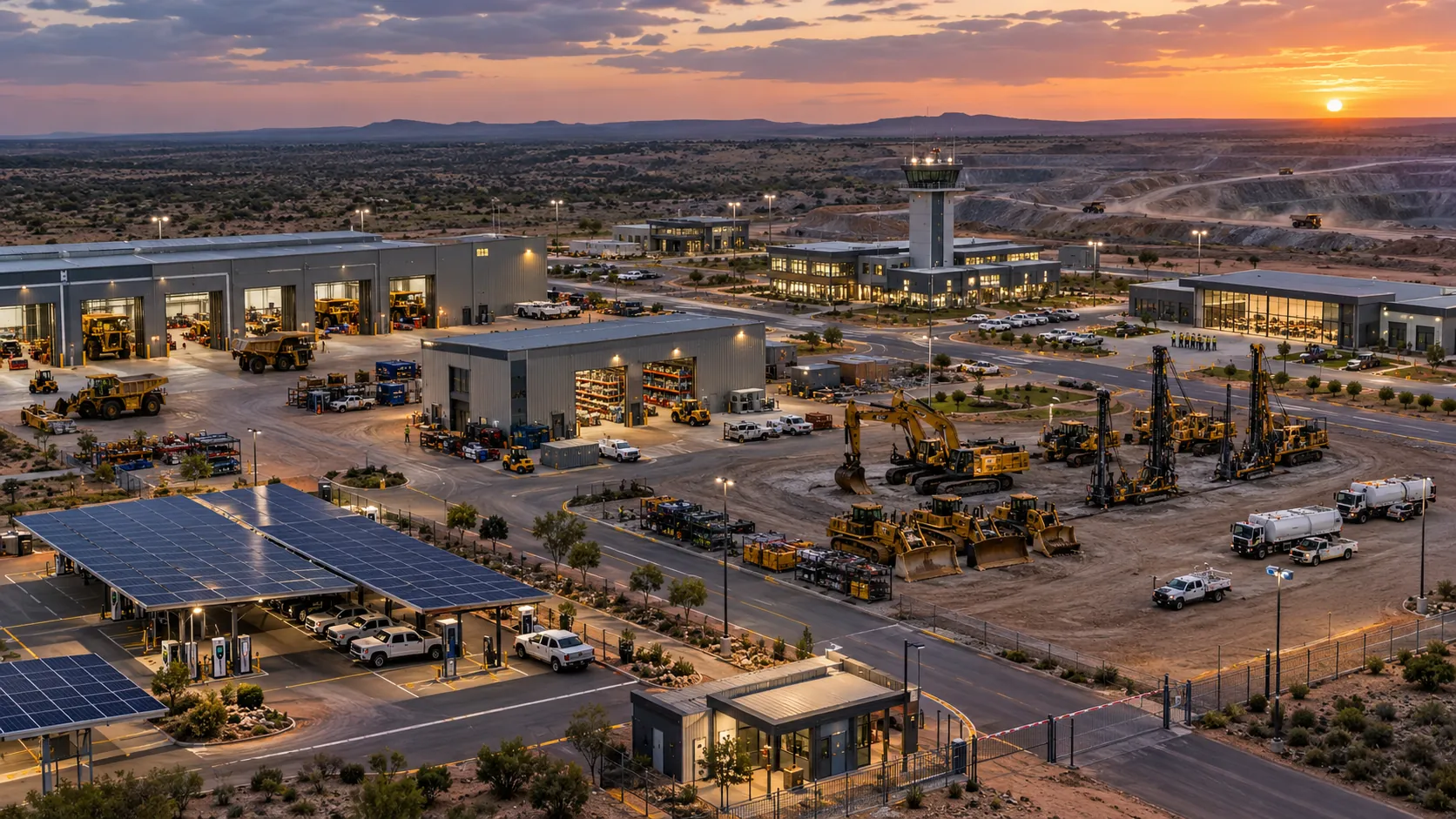 Mining equipment and services campus